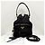 Prada Borsa Bucket in Nylon con Logo Triangle Nero - vista 2