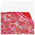 Louis Vuitton Sciarpa a fiori rosso e rosa - vista 3