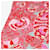 Louis Vuitton Sciarpa a fiori rosso e rosa - vista 4