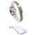Rolex Orologio Combo Donna Datejust Quadrante Argento con Diamanti Aftermarket - vista 5