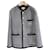 Gucci Wool Gingham Jacket Interlocking Check Jacket Brown