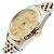 Rolex Orologio Combo da Uomo Datejust Linen Simple Index D'oro - vista 10