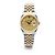 Rolex Orologio Combo da Uomo Datejust Linen Simple Index D'oro - vista 14