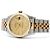 Rolex Orologio Combo da Uomo Datejust Linen Simple Index D'oro - vista 19