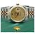 Rolex Orologio Combo da Uomo Datejust Linen Simple Index D'oro - vista 24