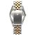 Rolex Orologio Combo da Uomo Datejust Linen Simple Index D'oro - vista 7