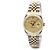 Rolex Orologio Combo da Uomo Datejust Linen Simple Index D'oro - vista 8