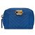 Chanel Navy Boy Chevron Zip Kartenetui Blau