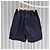 Hermès Baumwollshorts mit elastischem Bund Navy Blau - Ansicht 5
