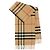 Burberry Sciarpa in cashmere a quadri vintage beige Marrone