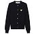 Comme Des Garcons Cardigan mit goldenem Herz-Patch - Ansicht 10
