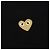 Comme Des Garcons Cardigan mit goldenem Herz-Patch Schwarz - Ansicht 4