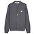 Comme Des Garcons Cardigan mit goldenem Herz-Patch Braun