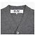 Comme Des Garcons Cardigan mit goldenem Herz-Patch Braun - Ansicht 3