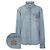 Miu Miu Hellblaues Chambray-Denim-Hemd Azul