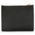 Saint Laurent Cartera tri-fold Iconic de cuero negro - vista 4