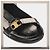 Céline Sandale Triomphe Mode en cuir de veau Black - vue 4