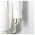 Miu Miu Vestido de popeline Initial Logo White - vista 3
