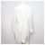 Miu Miu Vestido de popeline Initial Logo White - vista 4