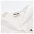 Miu Miu Vestido de popeline Initial Logo White - vista 5