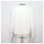 Miu Miu Blusa camisa de algodón blanco con cinta para mujer - vista 4