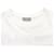 Dior Weißes Kurzarm-T-Shirt mit besticktem Logo - Ansicht 5
