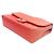Chanel Gesteppte Top-Handle Tote Bag aus Lammleder in Orange - Ansicht 6