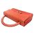 Chanel Gesteppte Top-Handle Tote Bag aus Lammleder in Orange - Ansicht 8