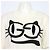 Gucci Camiseta de manga corta para mujer de algodón blanco con estampado de gato - vista 2