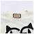Gucci Camiseta de manga corta para mujer de algodón blanco con estampado de gato - vista 5