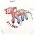 Gucci BICHON Besticktes Damen T-Shirt mit kurzen Ärmeln - Ansicht 6