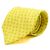 Hermès Cravatta in seta a pois giallo verde