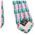 Gucci Pink Trowel Pattern Silk Tie - view 4