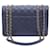 Chanel Borsa a tracolla con patta e catena Large Blu - vista 3