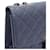 Chanel Borsa a tracolla con patta e catena Large Blu - vista 4