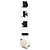 Chanel Tarjetero cartera Dear Diary Book Chain Negro - vista 2