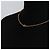Dolce & Gabbana Collana a catena con logo DG in metallo dorato - vista 3