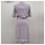 Chanel Strickkleid mit Gürtel Helllila  - Ansicht 9