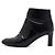 Hermès Black Patent Leather Ankle Boots