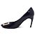 Roger Vivier Décolleté trombetta in vernice blu da donna - vista 4