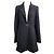 Chanel Giacca lunga in tweed nera Nero