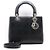 Dior Borsa Tote Lady Medium in pelle Cannage nera