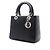 Dior Borsa Tote Lady Medium in pelle Cannage nera - vista 2