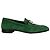 Hermès Mocassini in camoscio verdi Verde