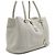 Loro Piana Saco Tote e Saco de Ombro Media Bag em couro branco - vista 3