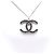 Chanel Collana CC in cristallo nero da donna Season