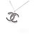 Chanel Collana CC in cristallo nero da donna Season - vista 3