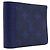 Louis Vuitton Blue Monogram Canvas Multiple Wallet for Men - view 4