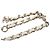 Chanel Mini bolso cinturón de corazón en cuero blanco - vista 10