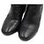 Dior Stivaletti da donna in pelle nera con logo CD argento - vista 5